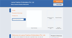 Desktop Screenshot of leenafashion.com